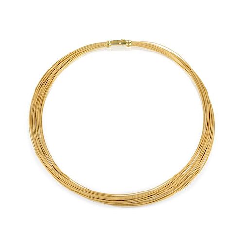 Tiffany & Co. Multi-Strand Gold Necklace