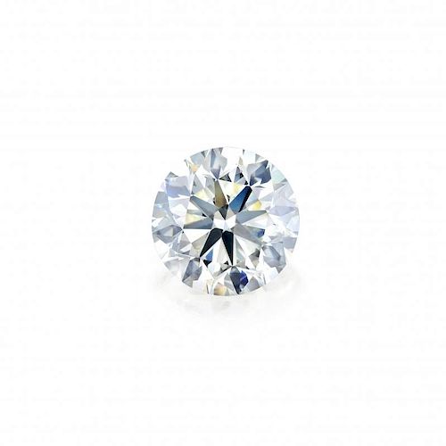 An Unmounted 4.05-Carat Round Brilliant-Cut Diamond, with a GIA Report