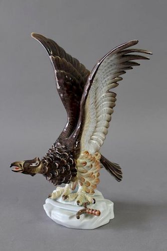 Herend Hand Painted Porcelain Eagle