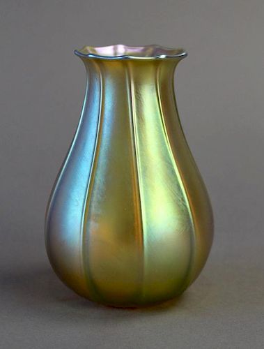 Tiffany Favrile Art Glass Vase