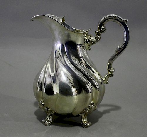 Art Deco Silver Water Pitcher