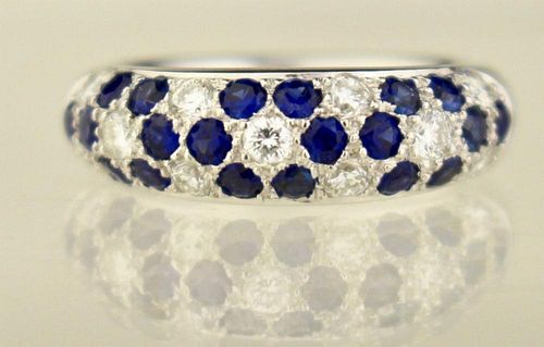 Lady's Sapphire and Diamond Ring