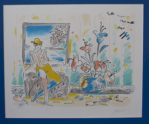 Peter Max, B. 1937, Limited Edition Lithograph