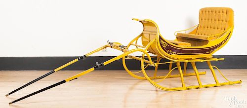 Antique sleigh, fully restored by A & D Buggy Shop