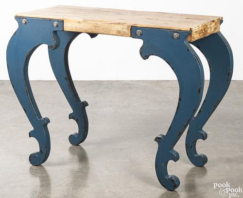 Industrial style work table