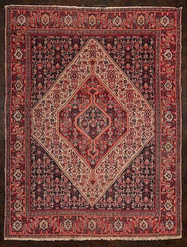 AN ANTIQUE PERSIAN SENNEH SCATTER RUG