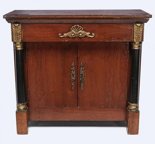 A DIMINUTIVE LATE 20TH C. EMPIRE STYLE CABINET