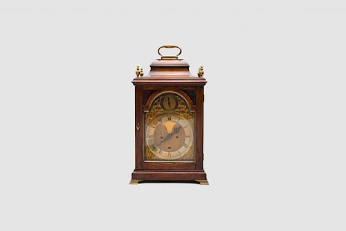 Early Georgian MahoganyTable Clock, James Chater, London, ca. 1727