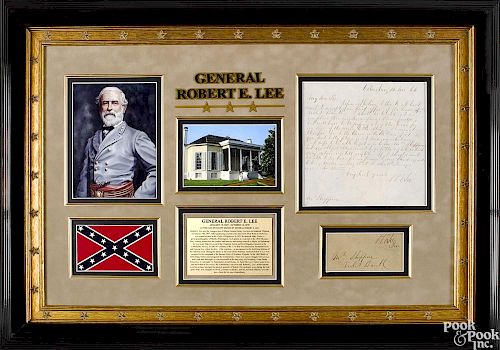 General Robert E. Lee handwritten & signed letter