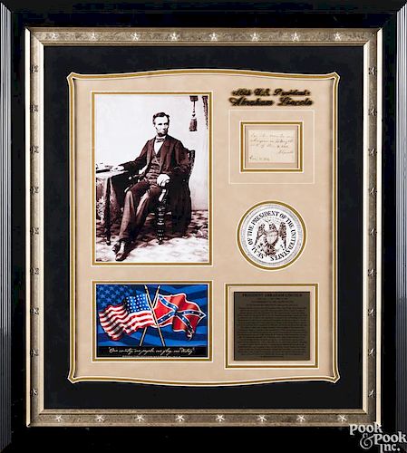Abraham Lincoln signed discharge note