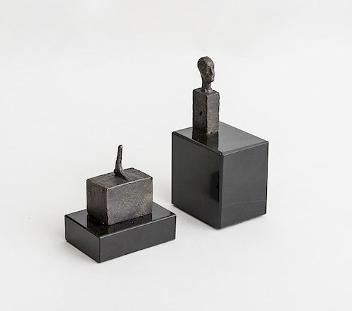 AFTER ALBERTO GIACOMETTI (1901-1966): FOOT; AND HEAD