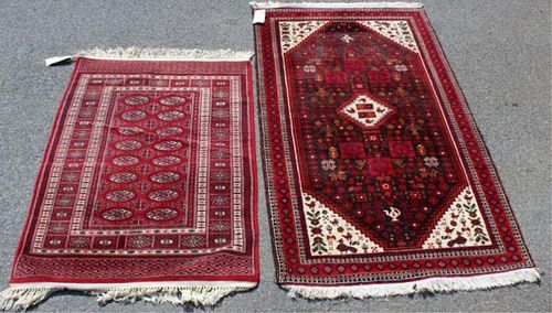 2 Handmade Area Carpets.