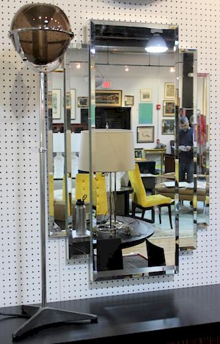 MIDCENTURY .Mirror and Standing Lamp