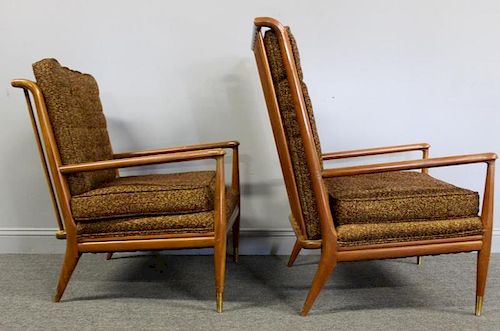 MIDCENTURY. His and Hers Chairs in the Style of