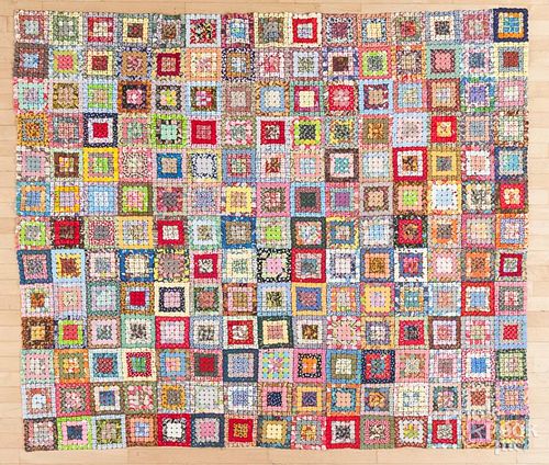 Pieced penny quilt, 20th c.