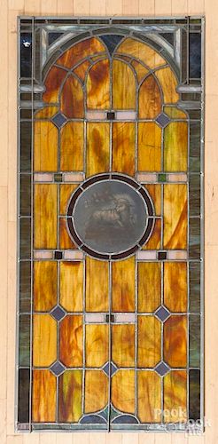 Stained glass window, early 20th c.