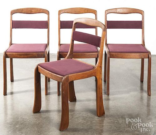 Four Steven Mackintosh Danish modern chairs