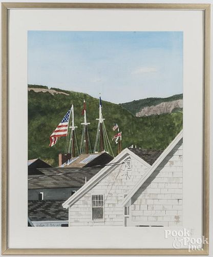 Linda M. Norton (American 20th c.), watercolor