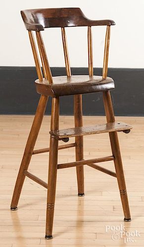Child's highchair, late 19th c.