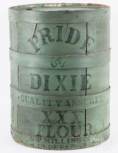 Painted Pride of Dixie Flour keg