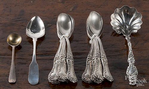 Sterling silver spoons, 11.5 ozt.
