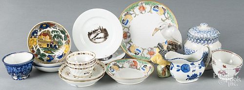 Miscellaneous group of porcelain