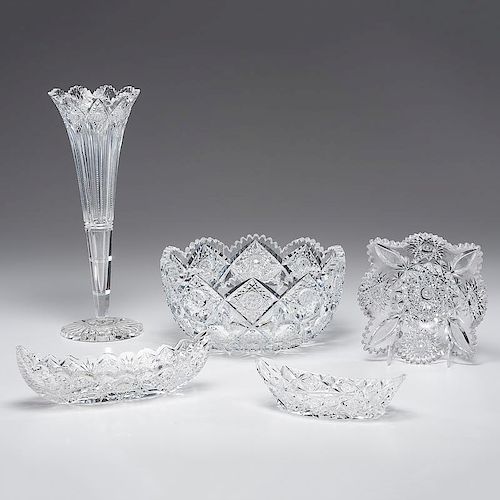 Hawkes Cut Glass Table Wares