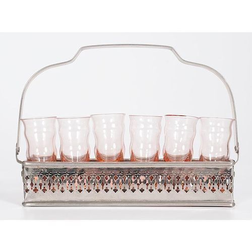 Cordial Cup Caddy with Glasses