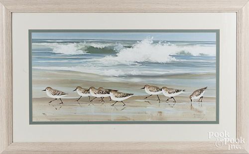 Jaqueline Penney print of shorebirds