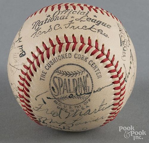 1949 St. Louis Cardinals team signed baseball