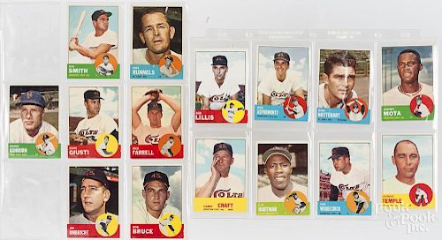 Twenty-three 1952 Topps baseball cards
