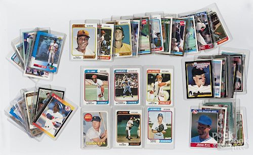 Group of miscellaneous baseball cards