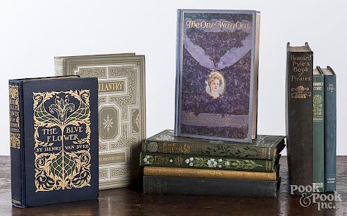 Five Howard Pyle illustrated books