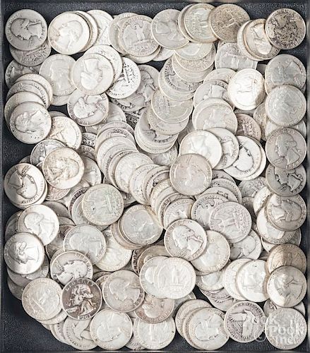 Pre-1964 US quarters and dimes, 76.7 ozt.