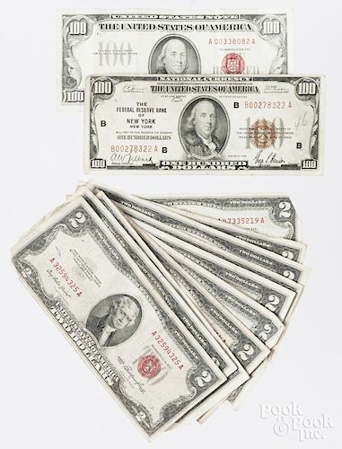 Federal Reserve Bank of N.Y .series of 1929 $100
