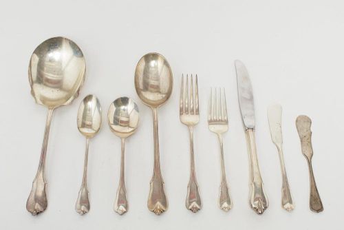 Wallace Sterling Silver Flatware Service for 8