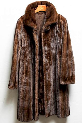 Vintage Mink "McKenzie River Wild" Fur Coat