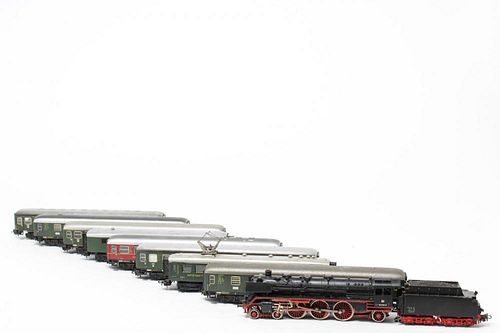 Marklin Model Trains, Assorted Group of 9, Vintage
