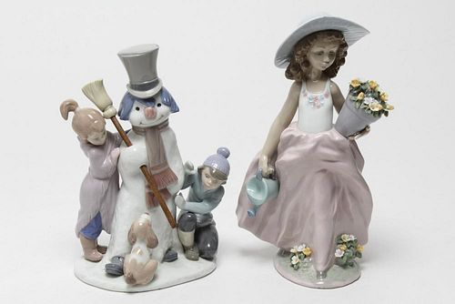 Lladro Porcelain Children Figurines, 2