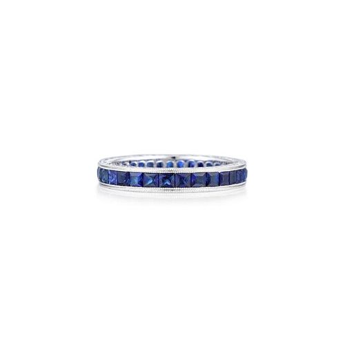 A Sapphire and Gold Band