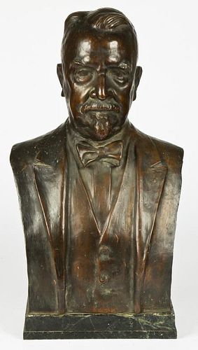Elie Nadelman (1882-1946) Bronze Bust