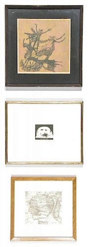 3 Works by Various Printmakers: Baskin, Landau and Kaplan