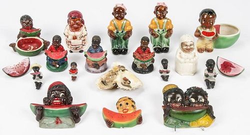 18 pc Black Americana Memorabilia Collection.
