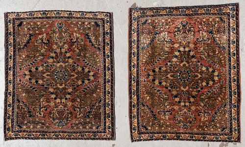 2 Antique Persian Sarouk Rugs