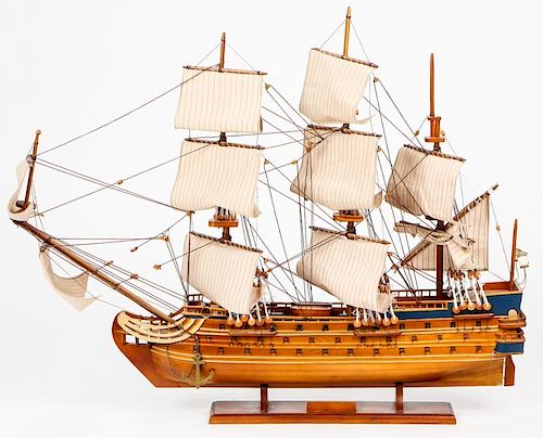 Old Wooden Ship Model