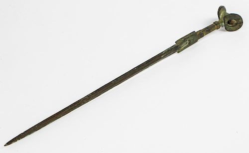 Ancient Near Eastern Bronze Luristan Long Sword