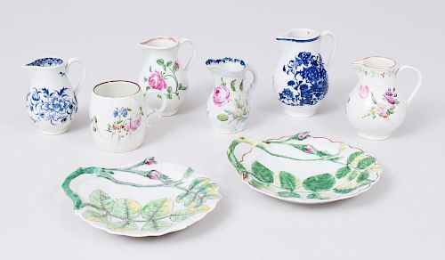 GROUP OF ENGLISH PORCELAIN TABLE WARES
