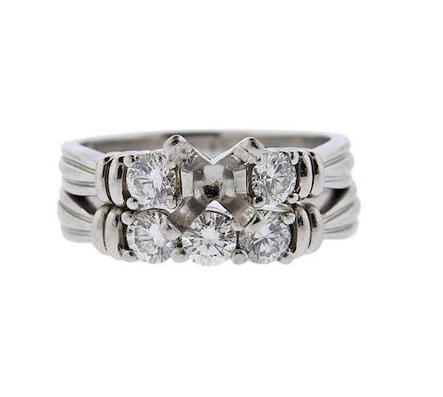 Scott Kay Platinum Diamond Engagement Wedding Ring Setting