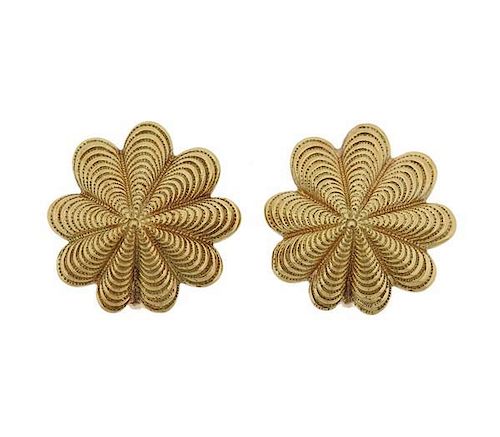 Tiffany &amp; Co Schlumberger 18k Gold Earrings
