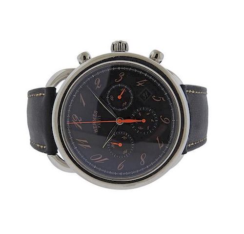 Hermes Arceau 43mm TGM Steel Watch AR4.910